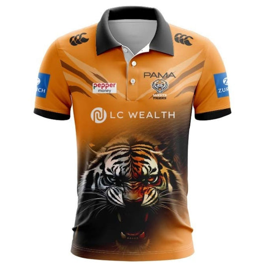 Wests Tigers 2026 Training Polo Shirt