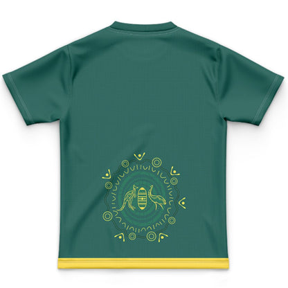 Australia Kangaroos 2024 Kids Indigenous Jersey