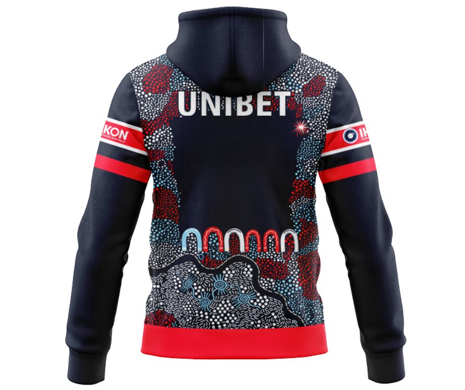 Sydney Roosters 2025 Indigenous Hoodie