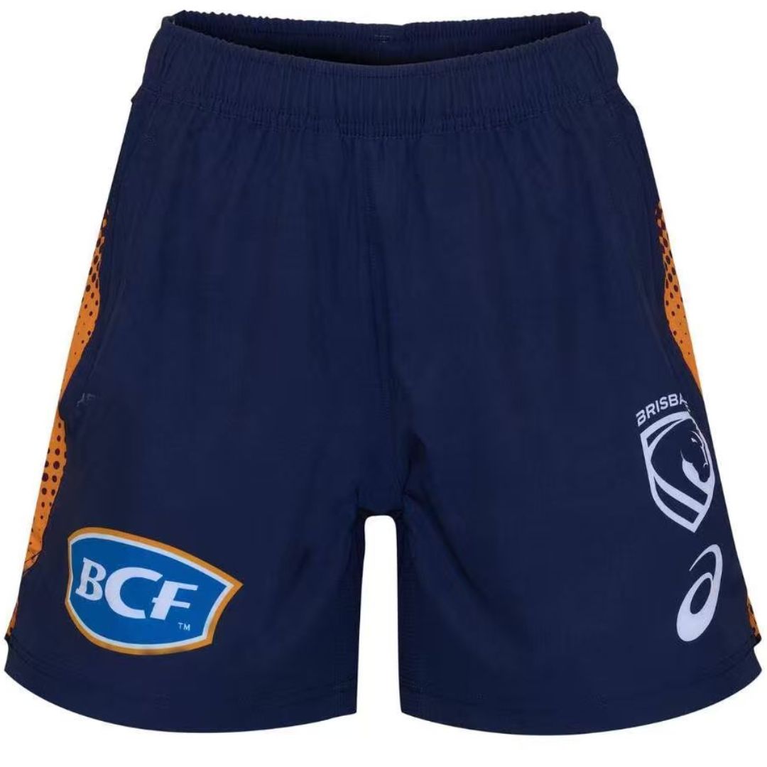Brisbane Broncos 2026 Navy Blue Training Shorts
