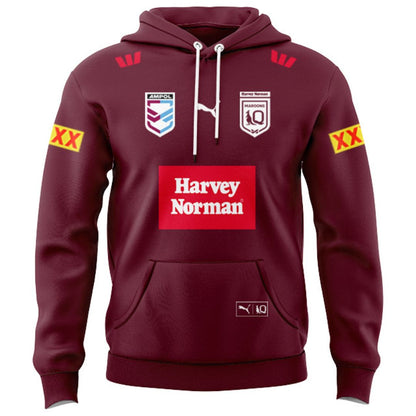 Queensland Maroons 2026 State Of Origin Harvey Norman Hoodie