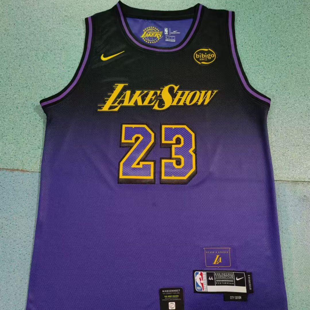 Los Angeles Lakers 2024/25 City Edition LeBron James #23 Jersey