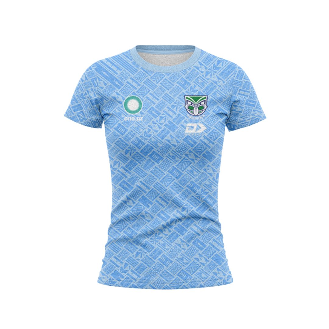New Zealand Warriors 2025 Women's Blue Pasifika Shirt