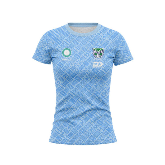 New Zealand Warriors 2025 Women's Blue Pasifika Shirt