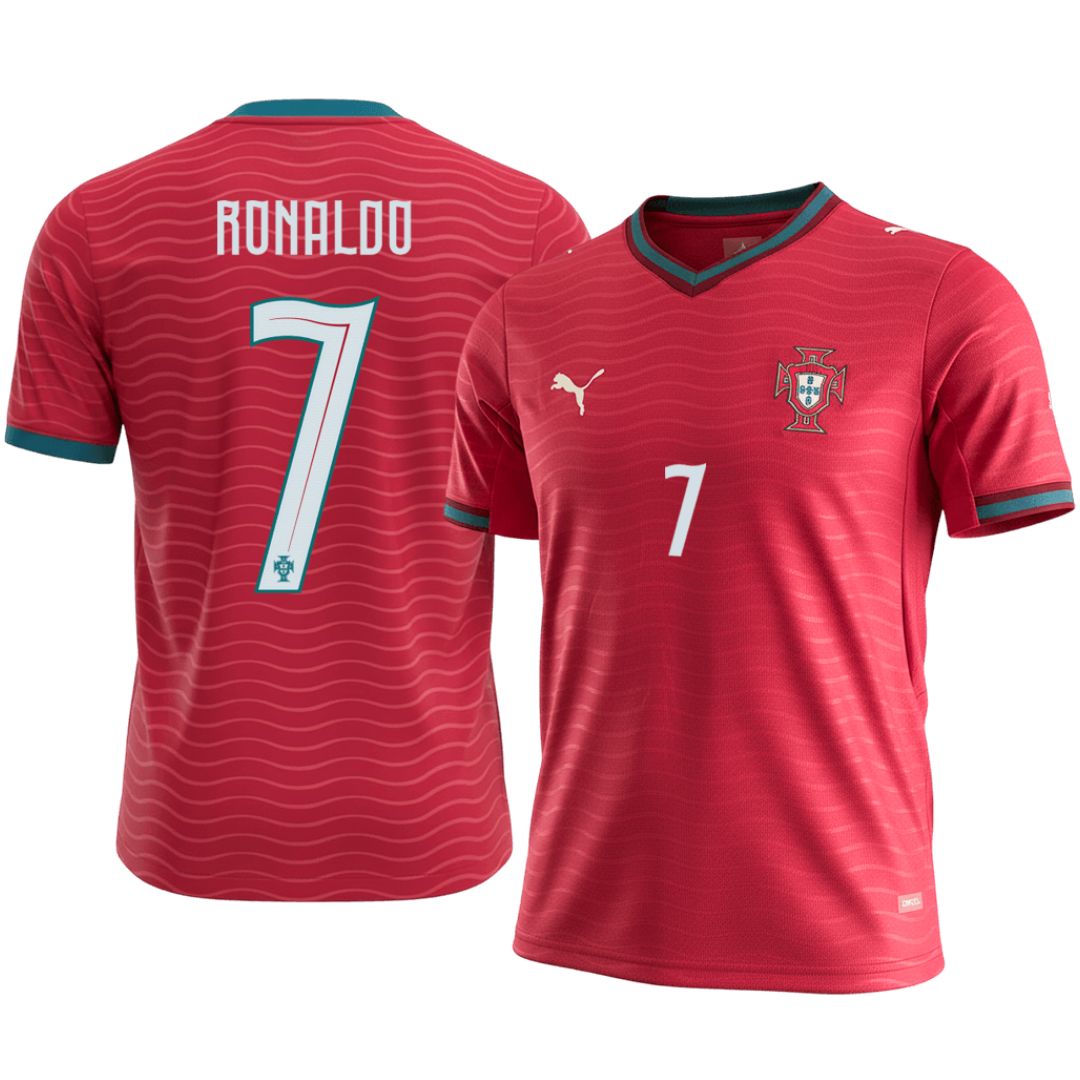Portugal 2026 Ronaldo Soccer World Cup of Football Home Jersey Shirt