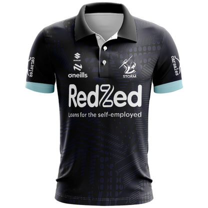 Melbourne Storm 2024 Dark Navy Training Polo Shirt