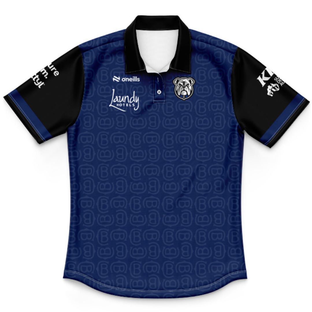 Canterbury Bankstown Bulldogs 2026 Kids Blue Media Polo Shirt
