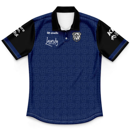 Canterbury Bankstown Bulldogs 2026 Kids Blue Media Polo Shirt