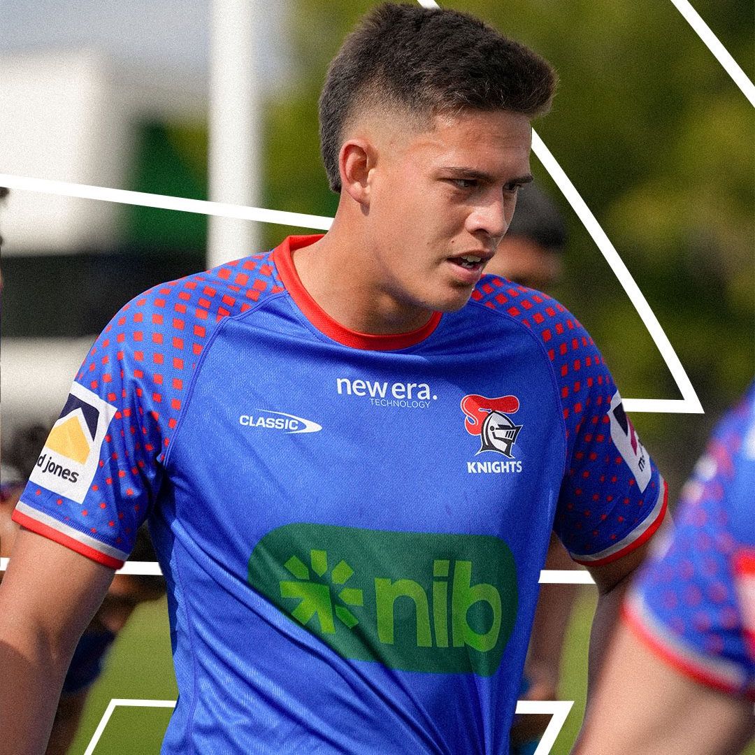Newcastle Knights 2025 Blue Pro Training Shirt