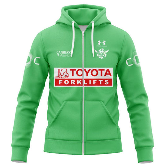 Canberra Raiders 2026 Away Hoodie with Zipper