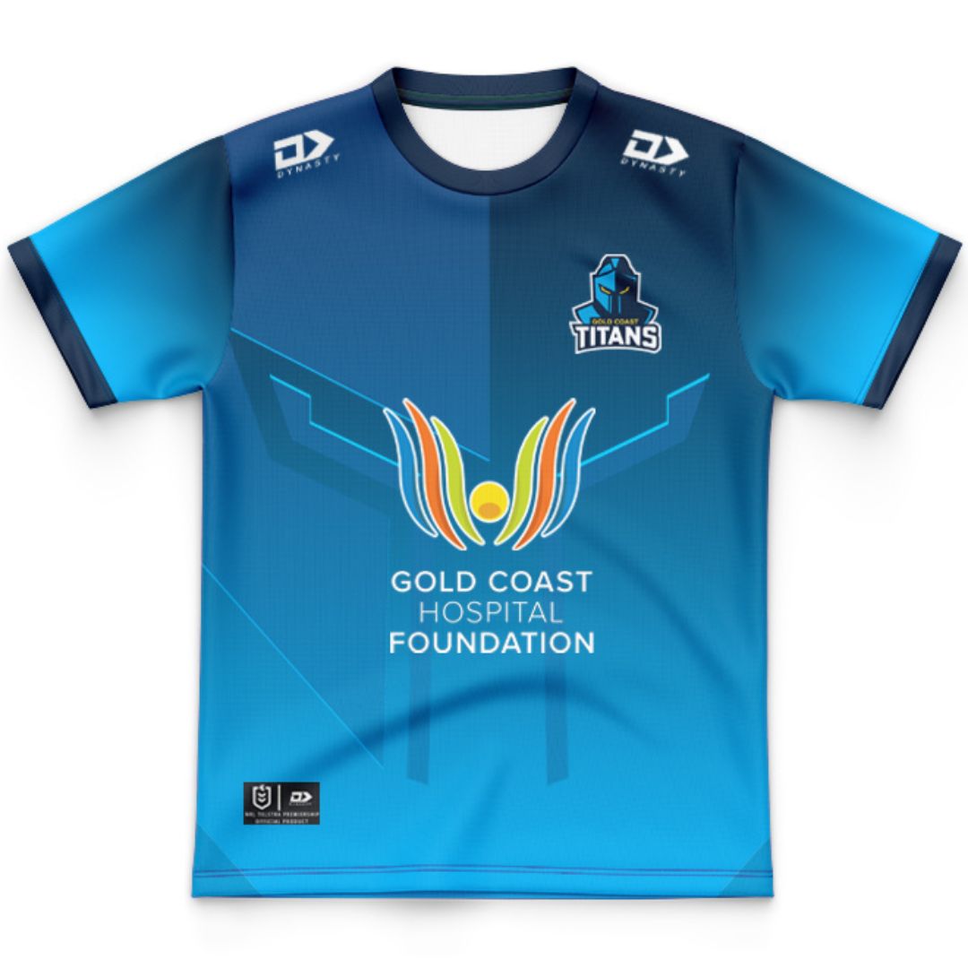 Gold Coast Titans 2025 Kids Junior Home Jersey