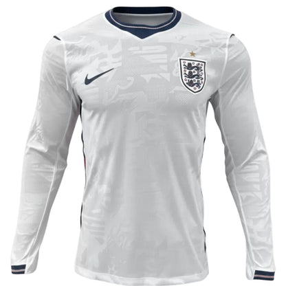 England Soccer 2026 World Cup Long Sleeve Home Jersey Shirt Kit