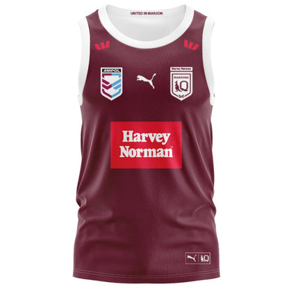 Queensland Maroons 2026 State Of Origin Harvey Norman Singlet