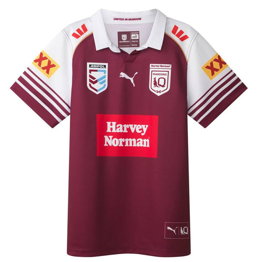 Queensland Maroons 2026 State Of Origin Harvey Norman Jersey
