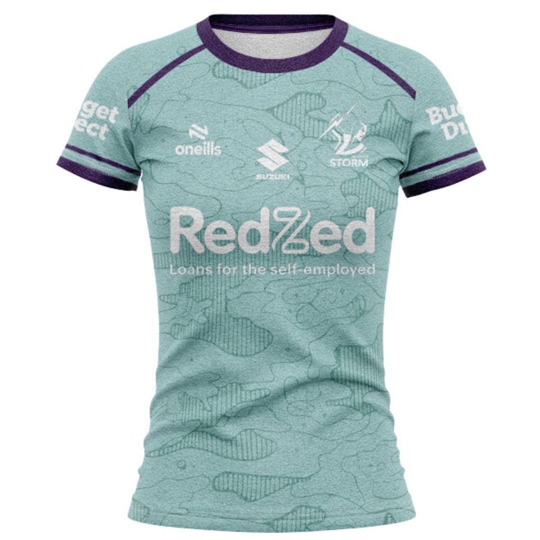 Melbourne Storm 2026 Women's Mint Green Training Shirt