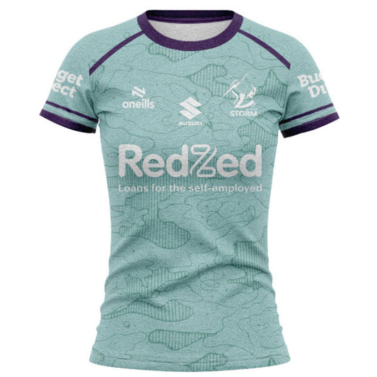 Melbourne Storm 2026 Women's Mint Green Training Shirt