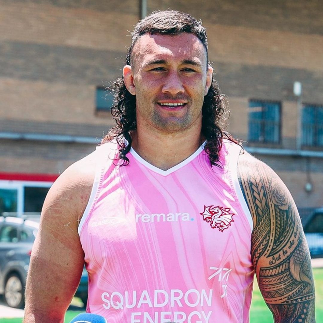 St George Illawarra Dragons 2025 Pink Training Singlet