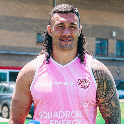 St George Illawarra Dragons 2025 Pink Training Singlet