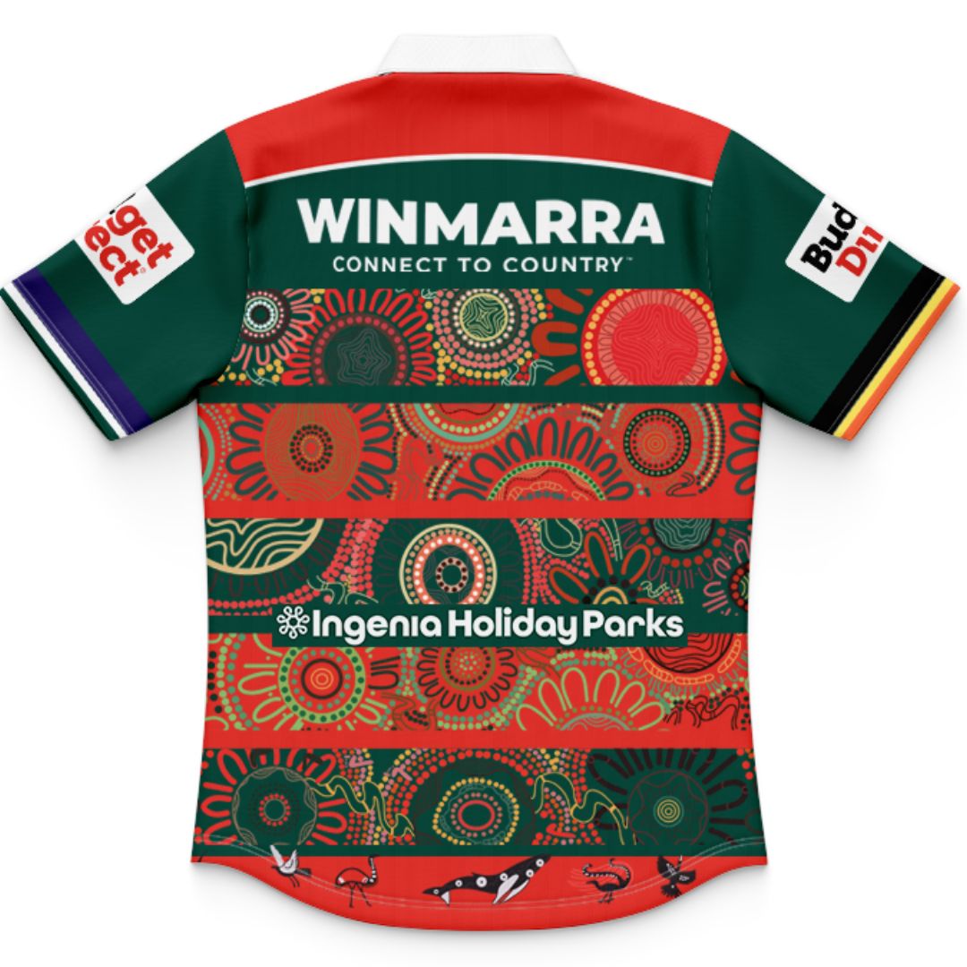 South Sydney Rabbitohs 2026 Kids Indigenous Polo Shirt