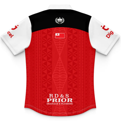 Mate Ma'a Tonga Kids Red Training Polo Shirt