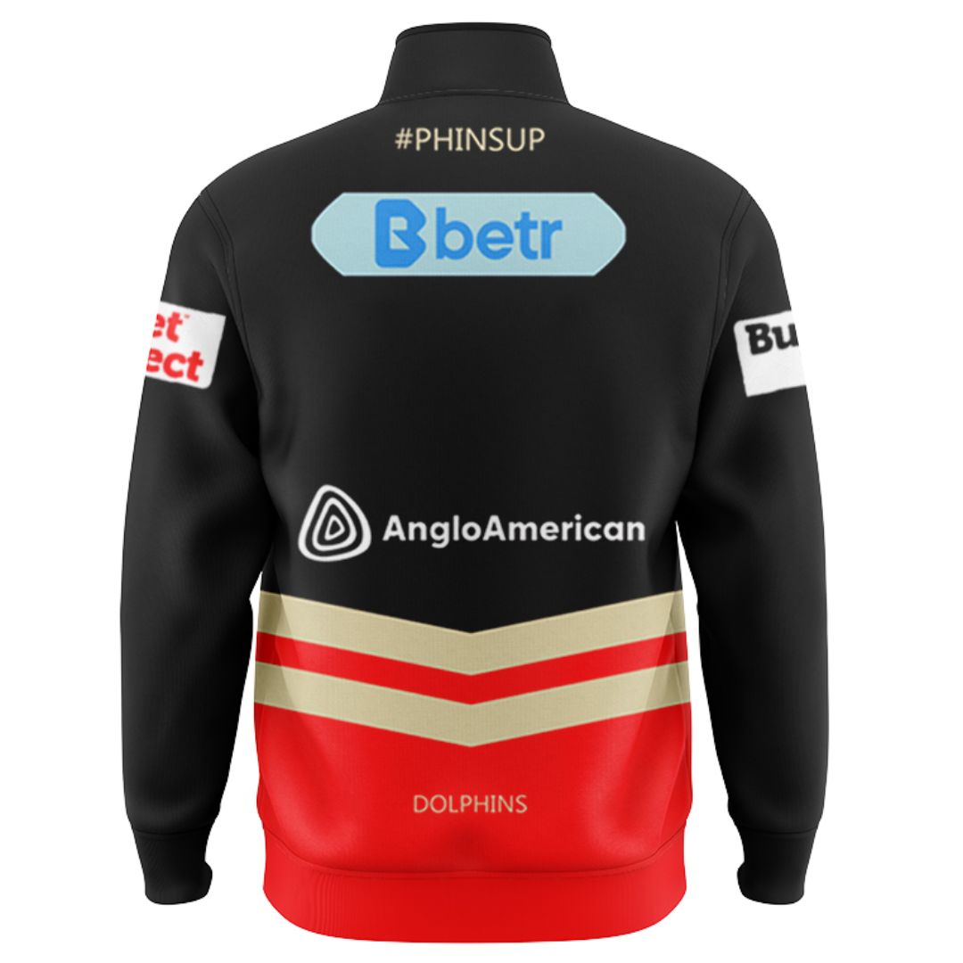 Redcliffe Dolphins 2025 Away Jacket with Zipper