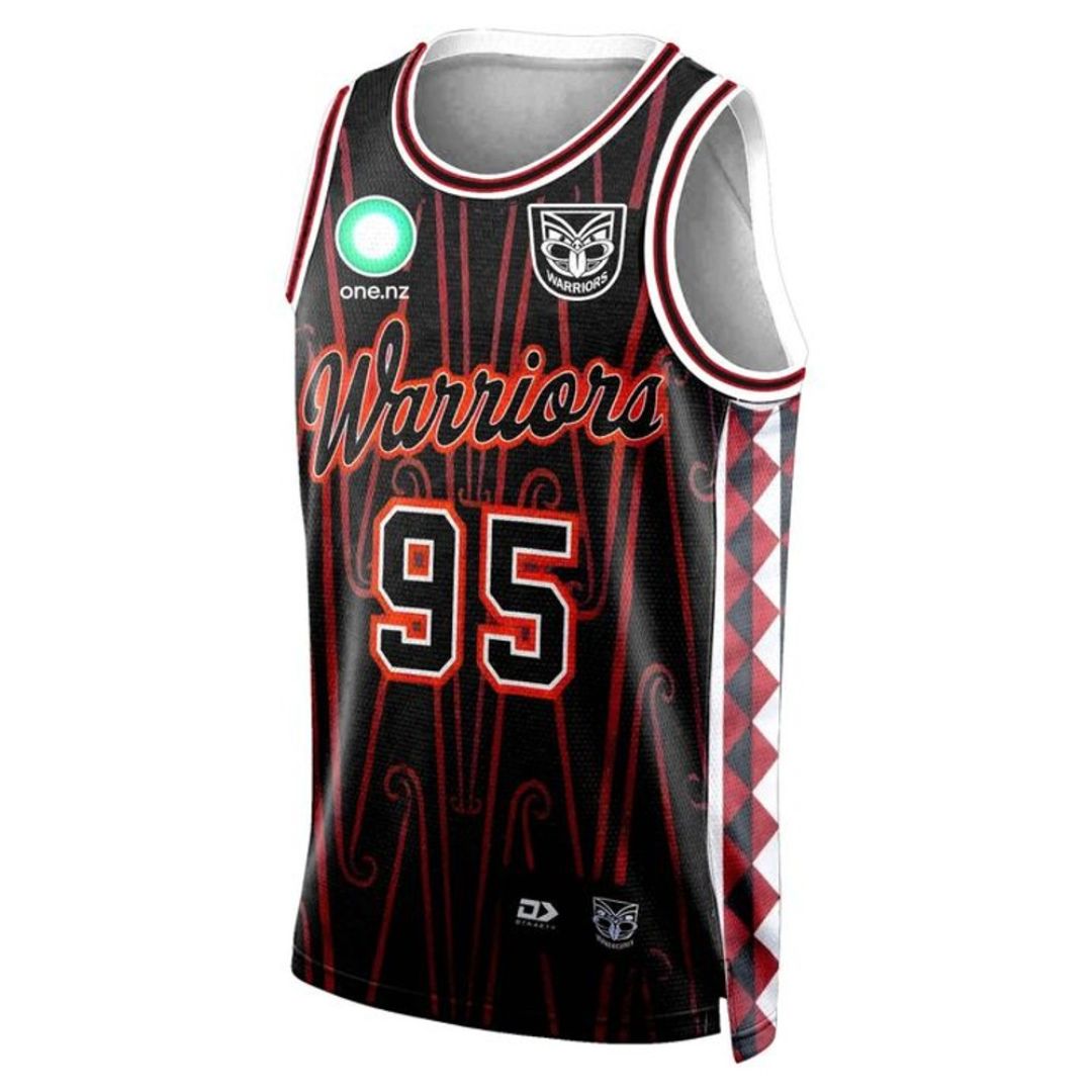New Zealand Warriors 2026 Te Ārahi Basketball Singlet