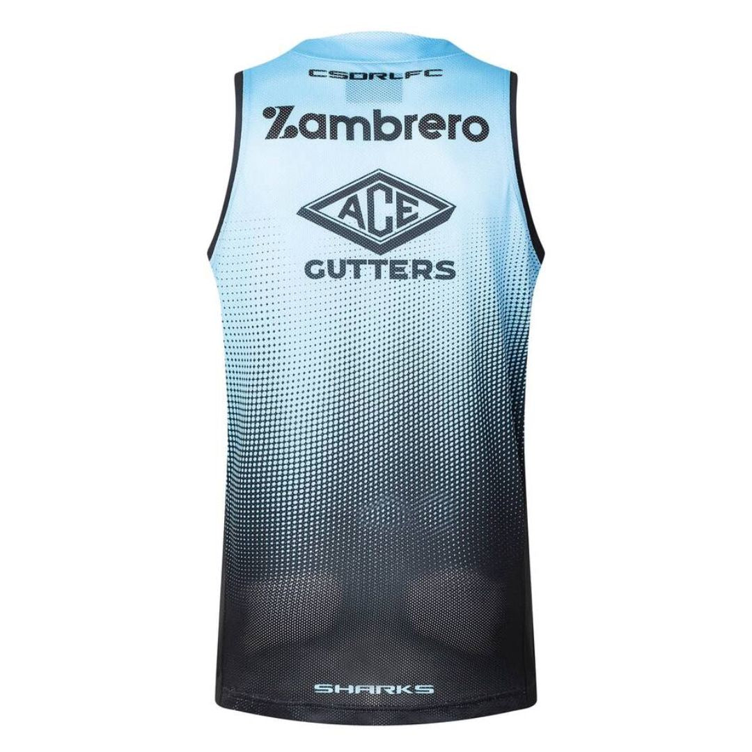 Cronulla Sutherland Sharks 2025 Sky Blue Training Singlet