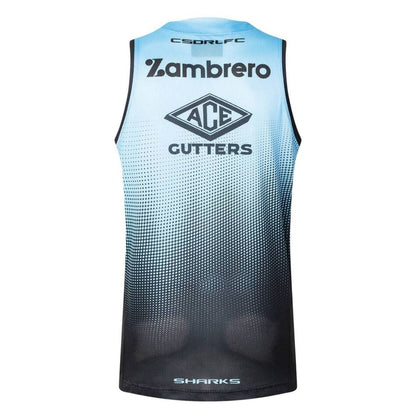 Cronulla Sutherland Sharks 2025 Sky Blue Training Singlet