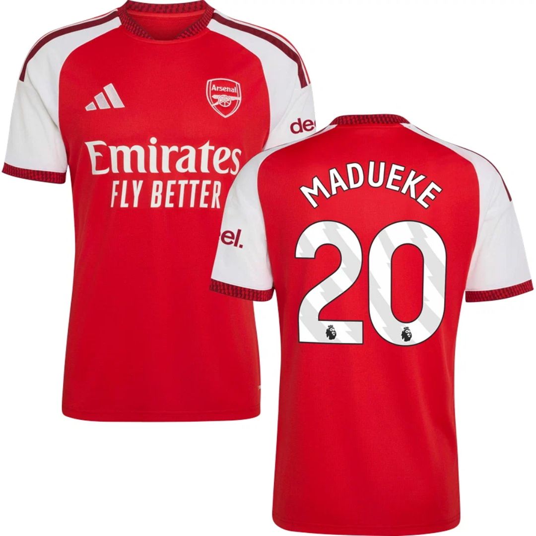 Arsenal Gunners 2026/27 Madueke #20 Home Jersey Shirt
