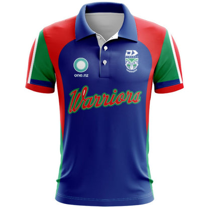 New Zealand Warriors 2026 Warm Up Polo Shirt