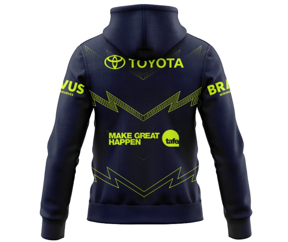 North Queensland Cowboys 2025 Northern Lights Hoodie with Zipper