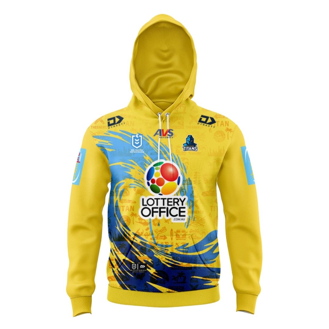 Gold Coast Titans 2024 City Hoodie with Zipper