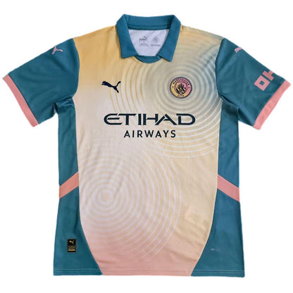 Manchester City 2024/25 Fourth Jersey Shirt designed by Noel Gallagher
