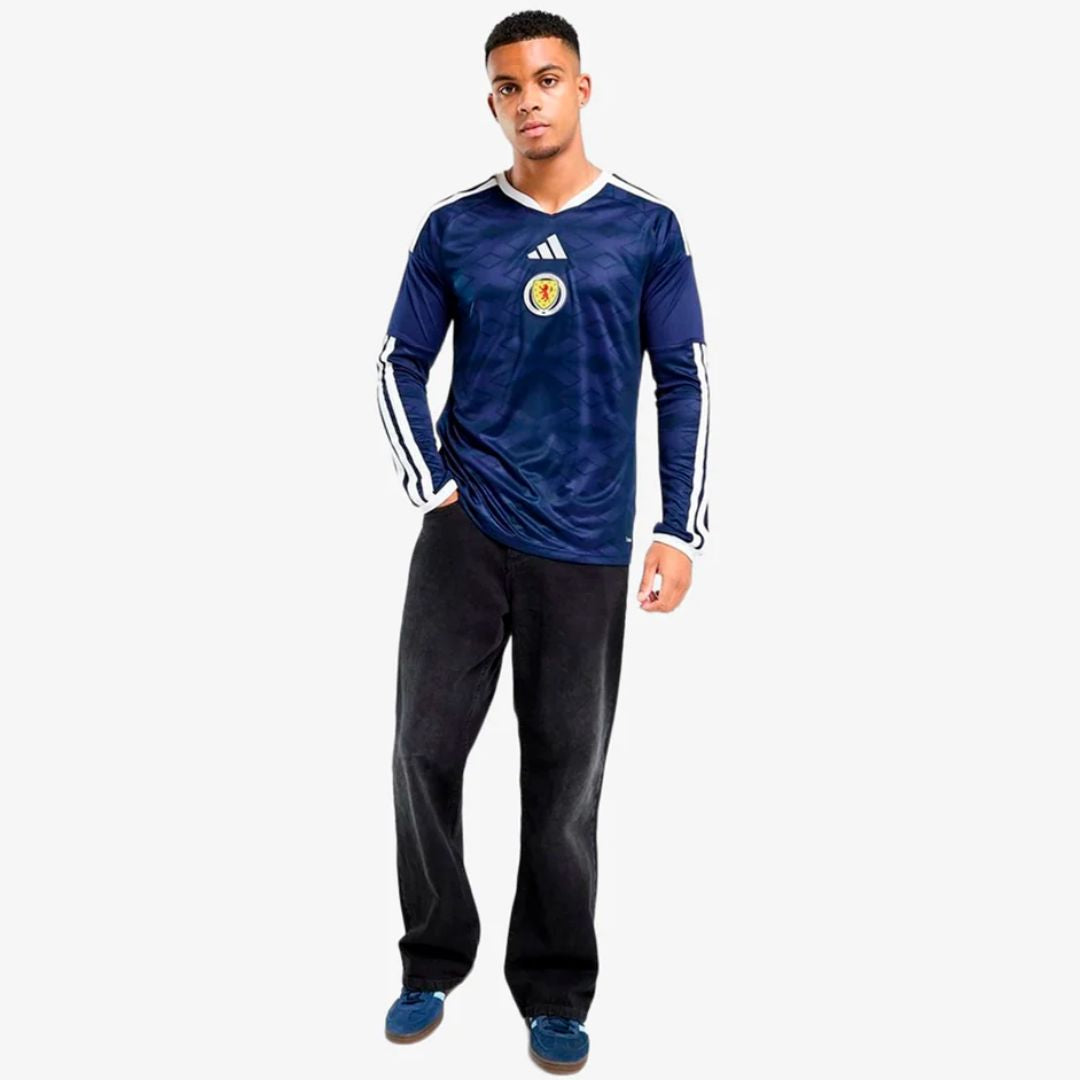 Scotland Football 2026 World Cup Long Sleeve Home Jersey Shirt