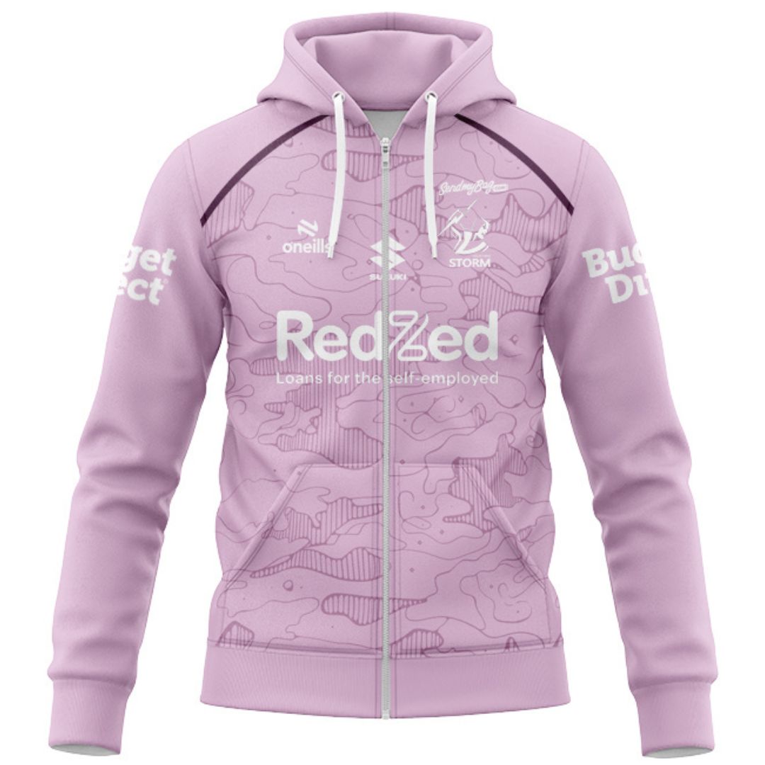 Melbourne Storm 2026 Training Hoodie with Zipper