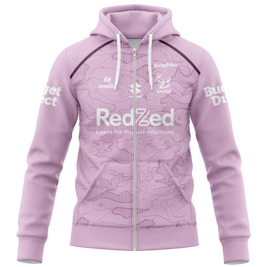 Melbourne Storm 2026 Training Hoodie with Zipper
