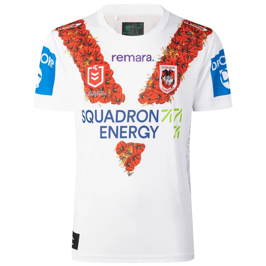St George Illawarra Dragons 2026 ANZAC Round Jersey