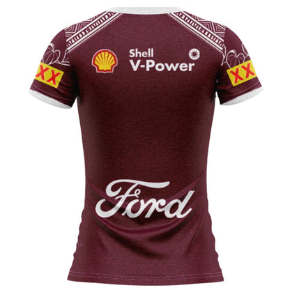 Queensland Maroons 2026 State Of Origin Women's Indigenous Shirt