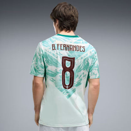 Portugal 2026 B.Fernandes Soccer World Cup of Football Players Edition Away Jersey Shirt