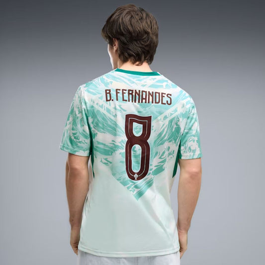 Portugal 2026 B.Fernandes Soccer World Cup of Football Players Edition Away Jersey Shirt