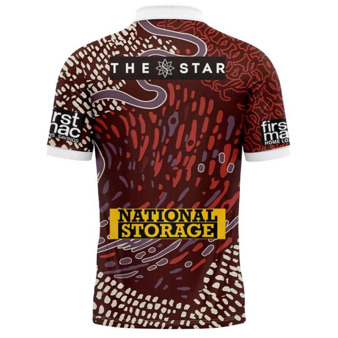 Brisbane Broncos 2024 Indigenous Polo Shirt