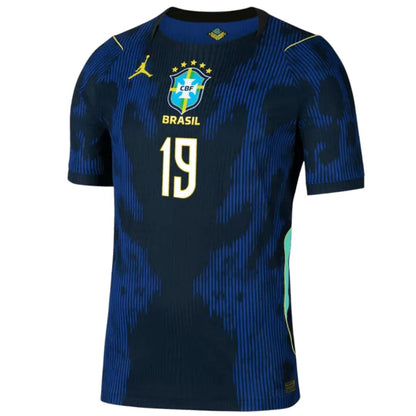 Brazil 2026 World Cup Endrick #19 Away Jersey Shirt