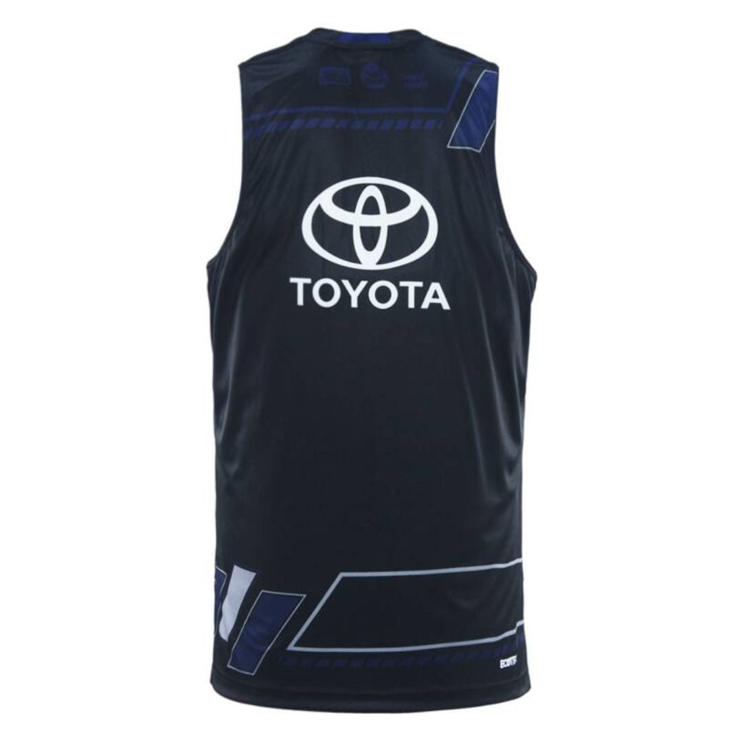 North Queensland Cowboys 2025 Black Training Singlet
