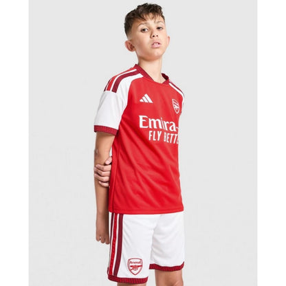 Arsenal Gunners 2026/27 Kid's Home Jersey and Shorts Kit