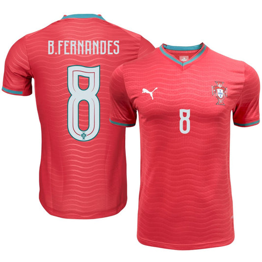 Portugal 2026 B.Fernandes Soccer World Cup of Football Players Edition Home Jersey Shirt