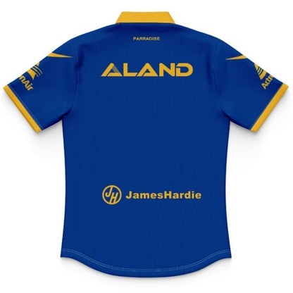 Parramatta Eels 2026 Kids Navy Blue Training Polo Shirt