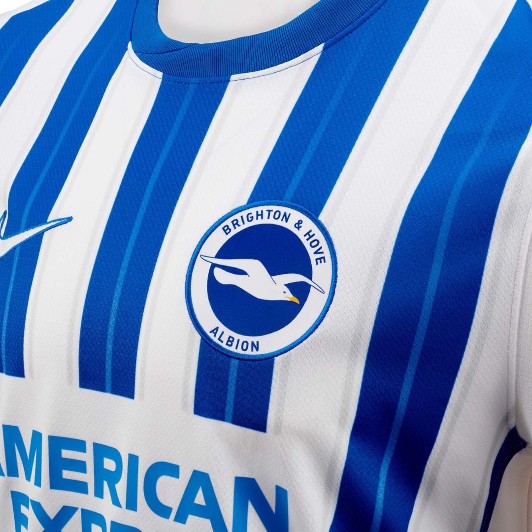Brighton & Hove Albion 2024/25 Home Jersey Shirt Kit