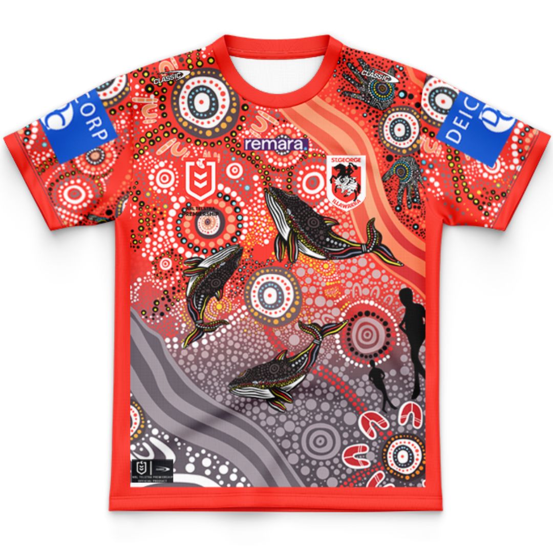 St George Illawarra Dragons 2026 Kids Indigenous Jersey