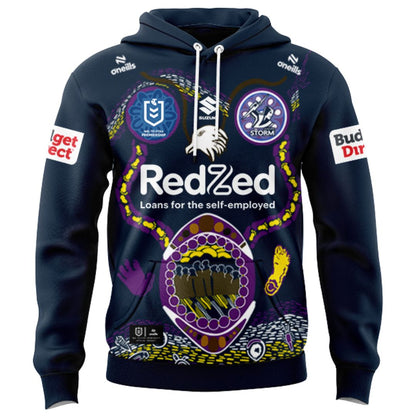 Melbourne Storm 2026 Indigenous Hoodie