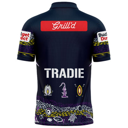 Melbourne Storm 2026 Indigenous Polo Shirt